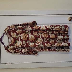 Jamie and Layla, L/XL, Red floral dress